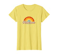 Hanson Massachusetts Ma Rainbow 70S T-Shirt - Trendy Graphic for Adults - T-Shirt, Sweatshirt, Hoodie