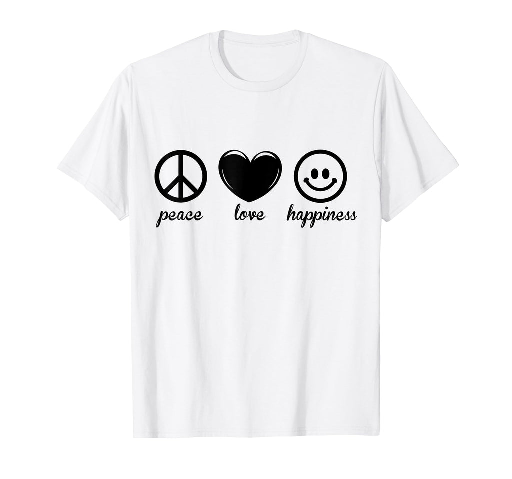 Peace Love Happiness T-Shirt - Streetwear Style Unisex - T-Shirt, Sweatshirt, Hoodie