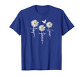 Inspirational Joy Peace Love Daisies T-Shirt - Custom Art Print Men Women - T-Shirt, Sweatshirt, Hoodie