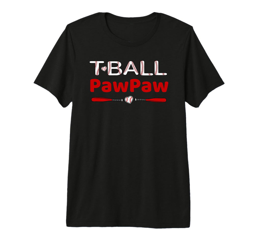 T Ball Pawpaw Grandpa Ball Baseball T-Shirt - Minimalist Print Unisex - T-Shirt, Sweatshirt, Hoodie