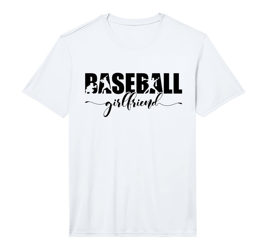 Mens Baseball Girlfriend Performance T-Shirt - Aesthetic Graphic for Adults - T-Shirt, Sweatshirt, Hoodie
