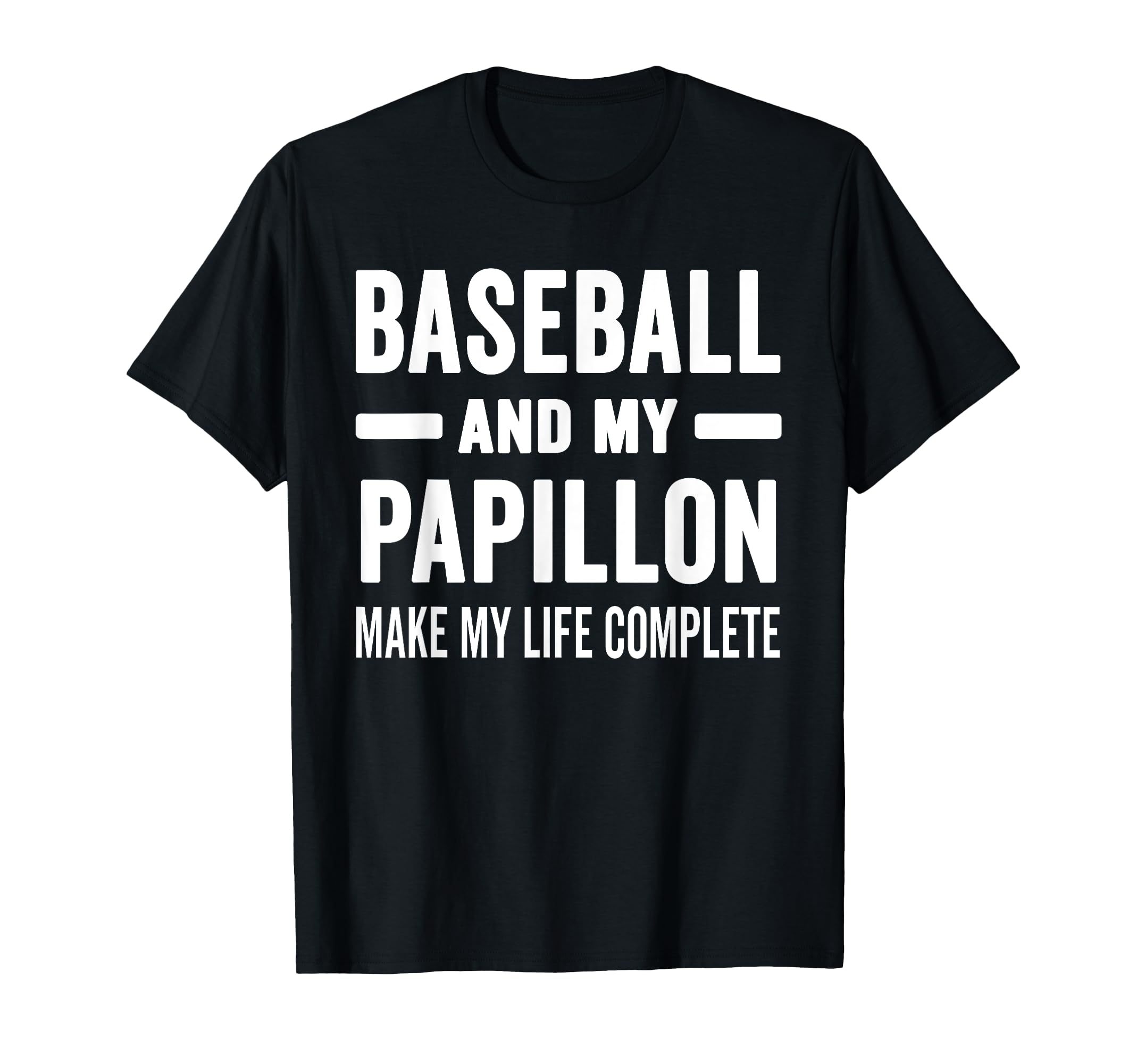 Baseball And My Papillon Mama Dog T-Shirt - Trendy Graphic for Adults - T-Shirt, Sweatshirt, Hoodie