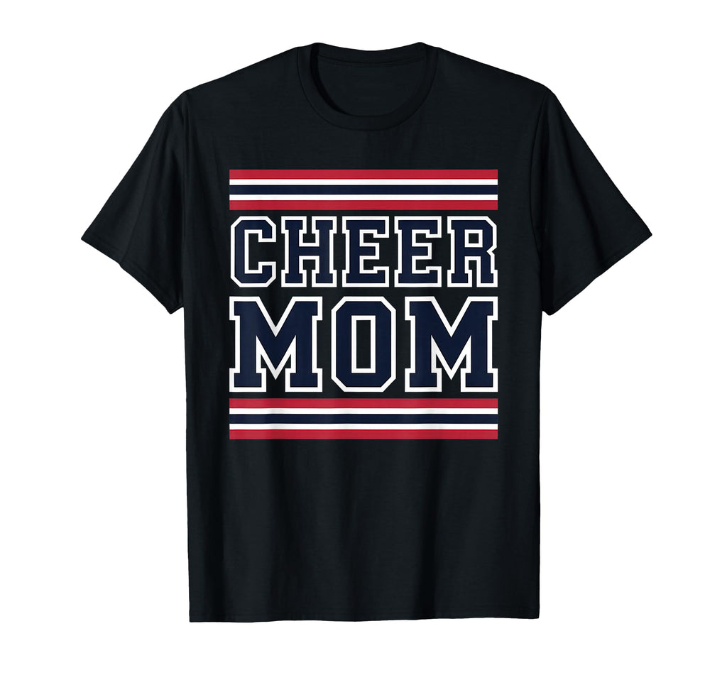 Cheer Mom Mother Bow Cheerleader Game T-Shirt - Novelty Apparel for Adults - T-Shirt, Sweatshirt, Hoodie