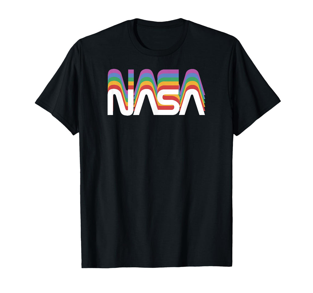 Nasa Worm Rainbow Nerdy Space Science T-Shirt - Casual Everyday Wear Unisex - T-Shirt, Sweatshirt, Hoodie