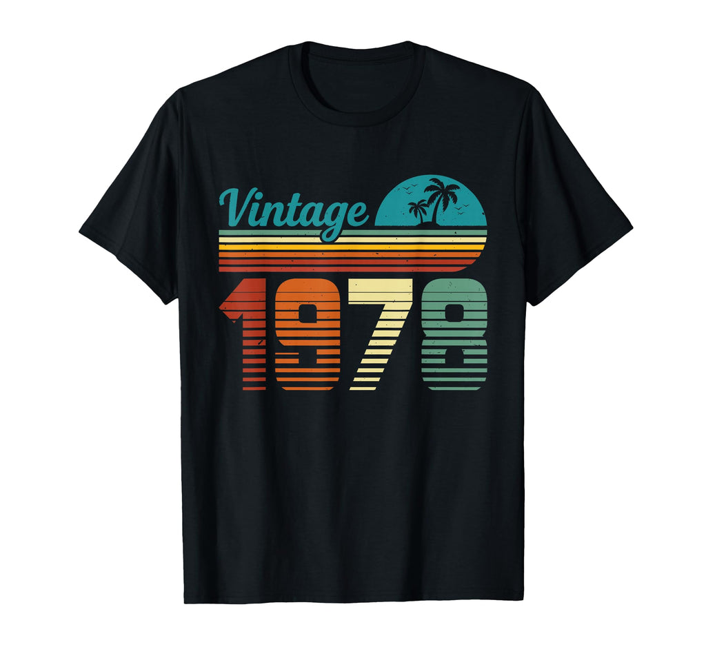 48Th Birthday Distressed 1978 T-Shirt - Custom Art Print Men Women - T-Shirt, Sweatshirt, Hoodie