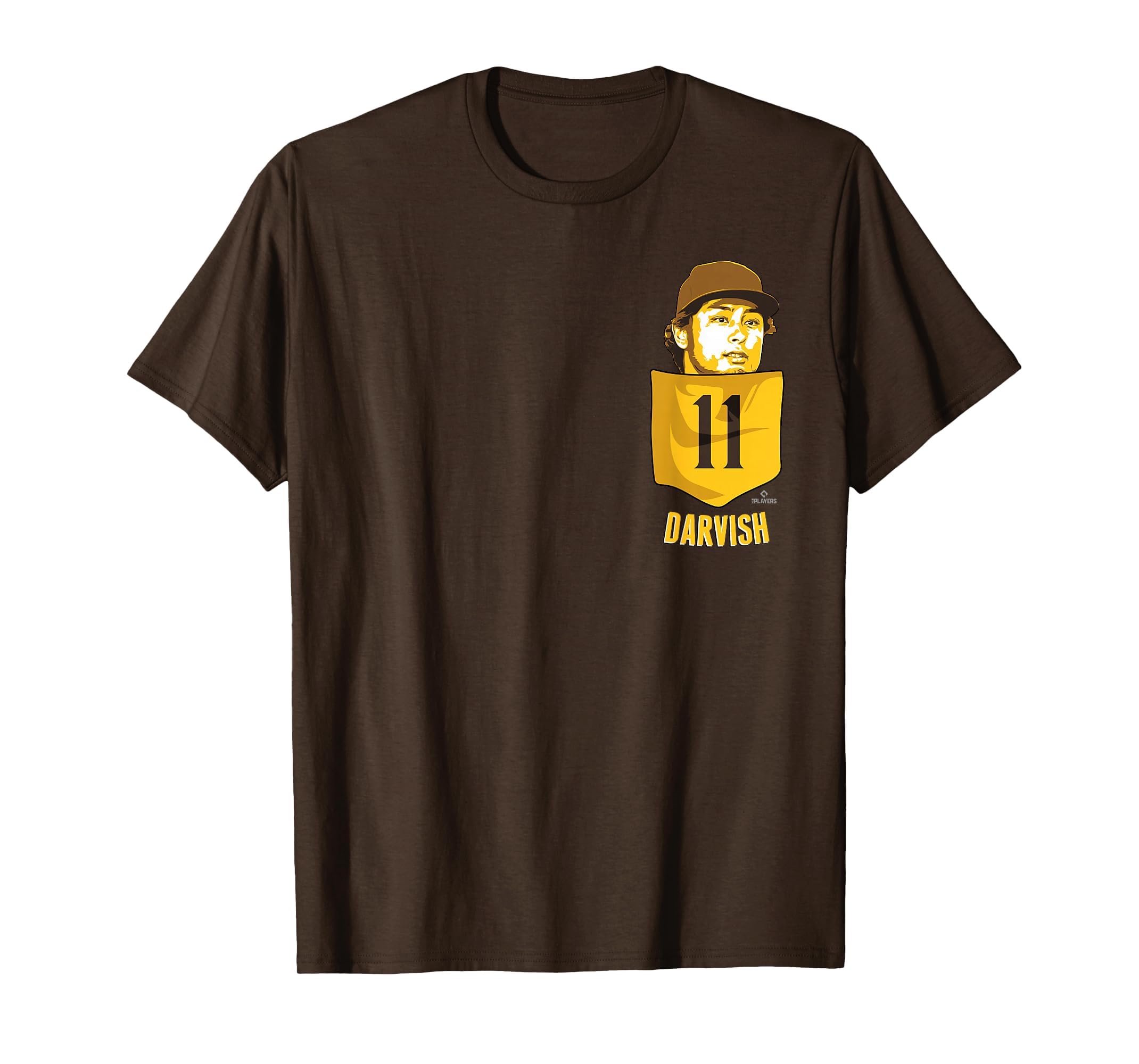 Yu Darvish San Diego Baseball Pocket T-Shirt - Custom Art Print for Adults - T-Shirt, Sweatshirt, Hoodie