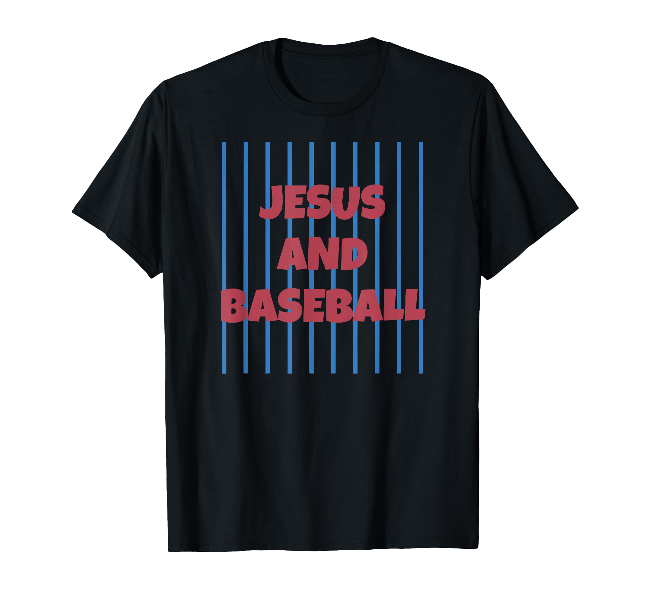 Jesus And Baseball Christian Faith T-Shirt - Fun Novelty Design Unisex - T-Shirt, Sweatshirt, Hoodie