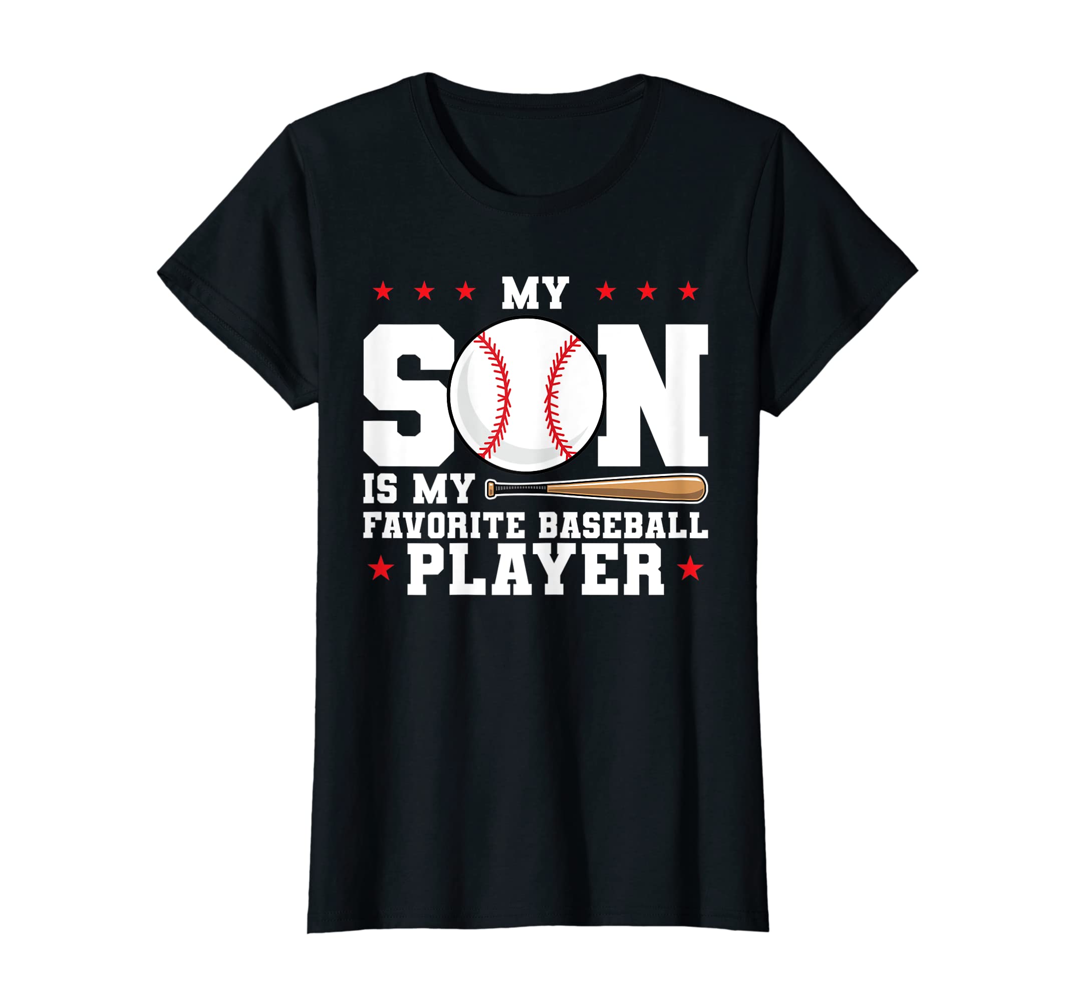 Womens My Son Is My Favorite Baseball T-Shirt - Streetwear Style Unisex - T-Shirt, Sweatshirt, Hoodie
