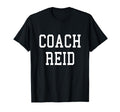 Coach Reid Custom Soccer Baseball Team T-Shirt - Minimalist Print Men Women - T-Shirt, Sweatshirt, Hoodie