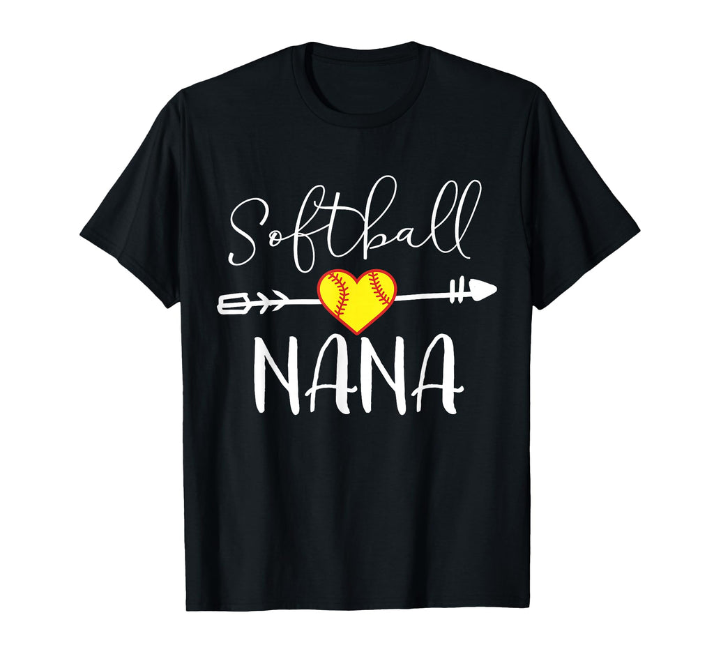 Softball Nana T-Shirt - Unique Graphic for Adults - T-Shirt, Sweatshirt, Hoodie