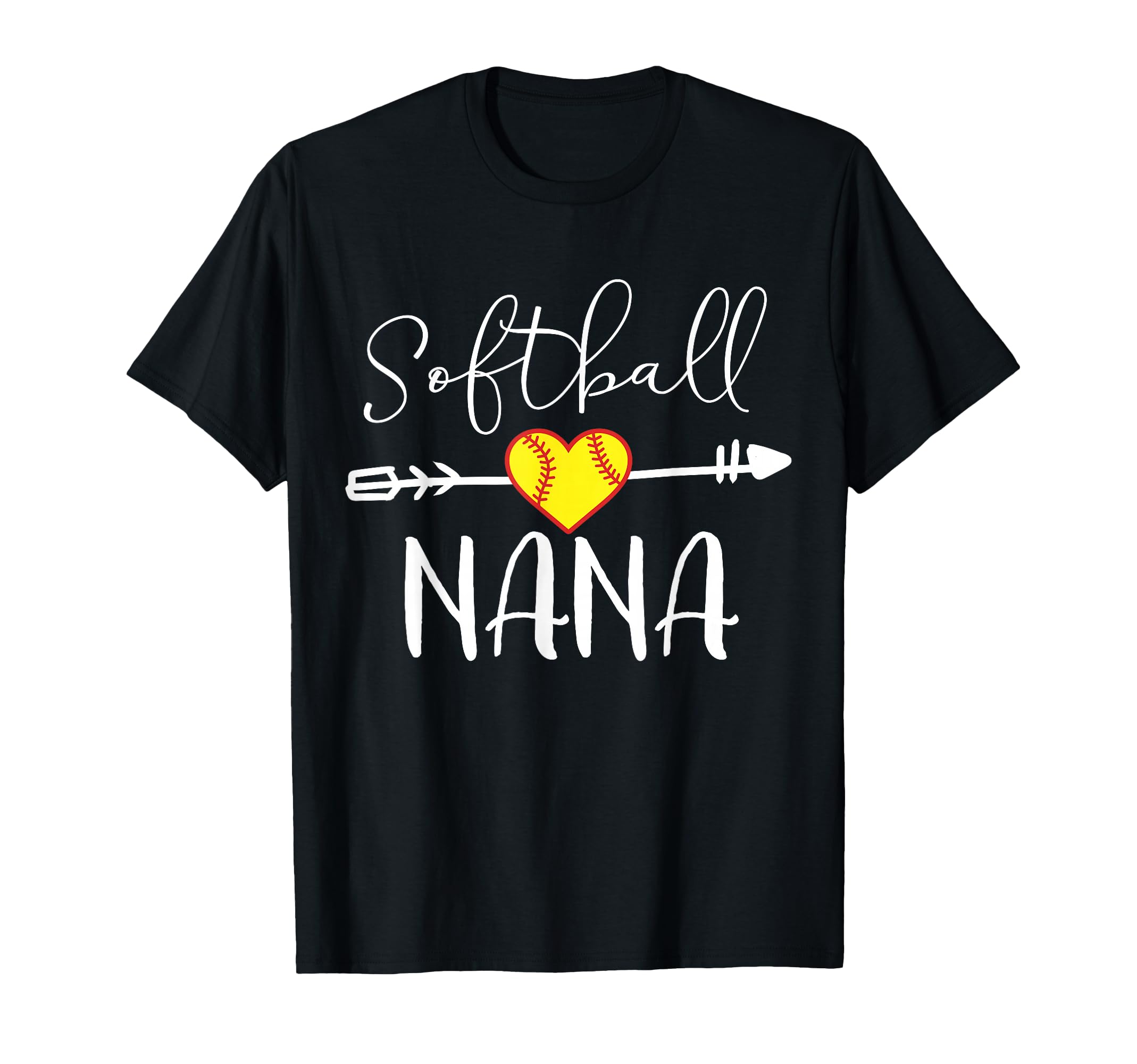 Softball Nana T-Shirt - Unique Graphic for Adults - T-Shirt, Sweatshirt, Hoodie