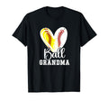 Ball Grandma Heart Baseball Softball T-Shirt - Unique Graphic Men Women - T-Shirt, Sweatshirt, Hoodie