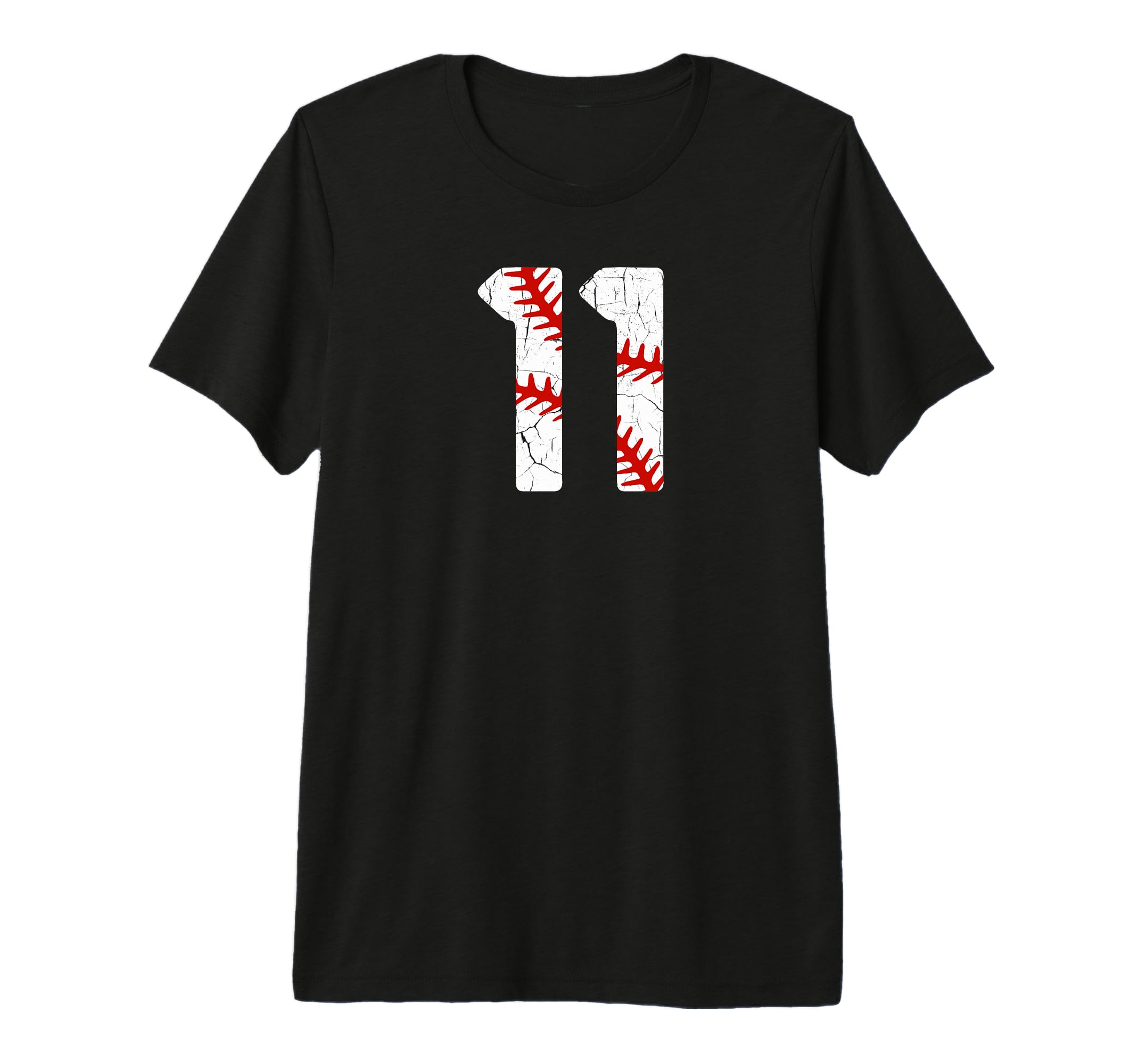 Baseball Player Jersey Number 11 11 T-Shirt - Unique Graphic Men Women - T-Shirt, Sweatshirt, Hoodie