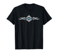 Butterfly Heart Tattoo Blue Y2K T-Shirt - Streetwear Style for Adults - T-Shirt, Sweatshirt, Hoodie