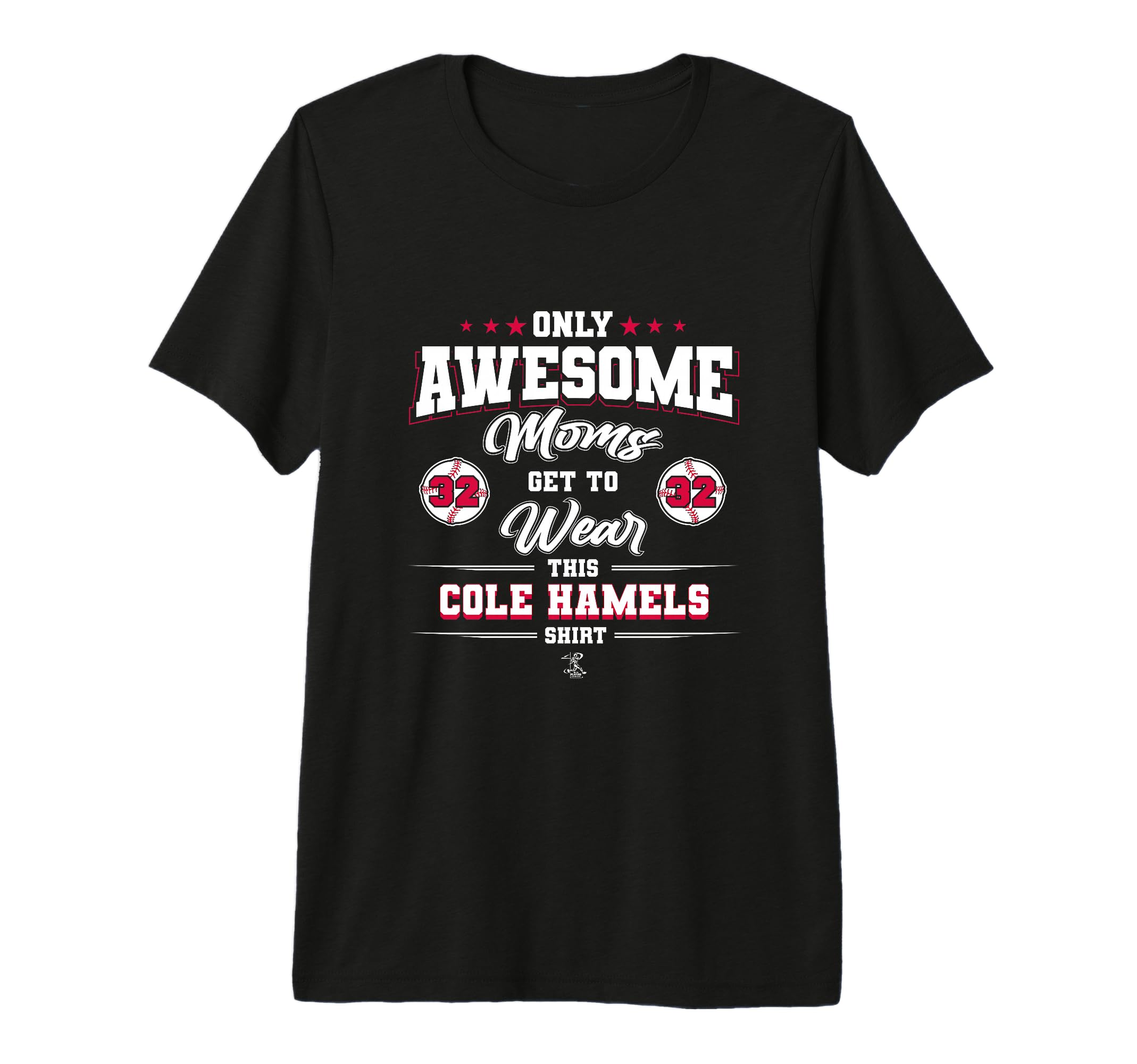 Cole Hamels Awesome Moms Tri Blend T-Shirt - Aesthetic Graphic for Adults - T-Shirt, Sweatshirt, Hoodie