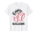Raising Ballers American Baseball Mom T-Shirt - Novelty Apparel for Adults - T-Shirt, Sweatshirt, Hoodie