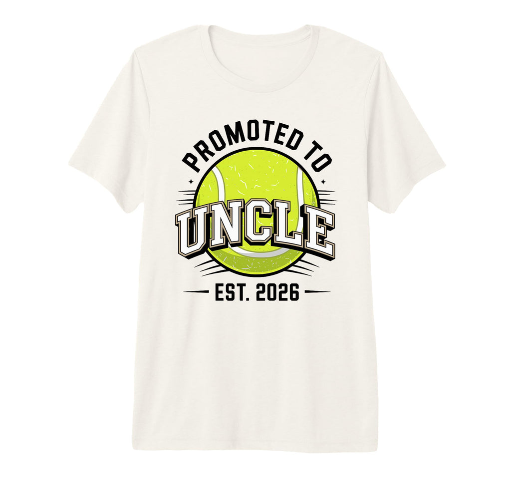 Mens Promoted To Uncle Est 2026 Baseball T-Shirt - Trendy Graphic Unisex - T-Shirt, Sweatshirt, Hoodie