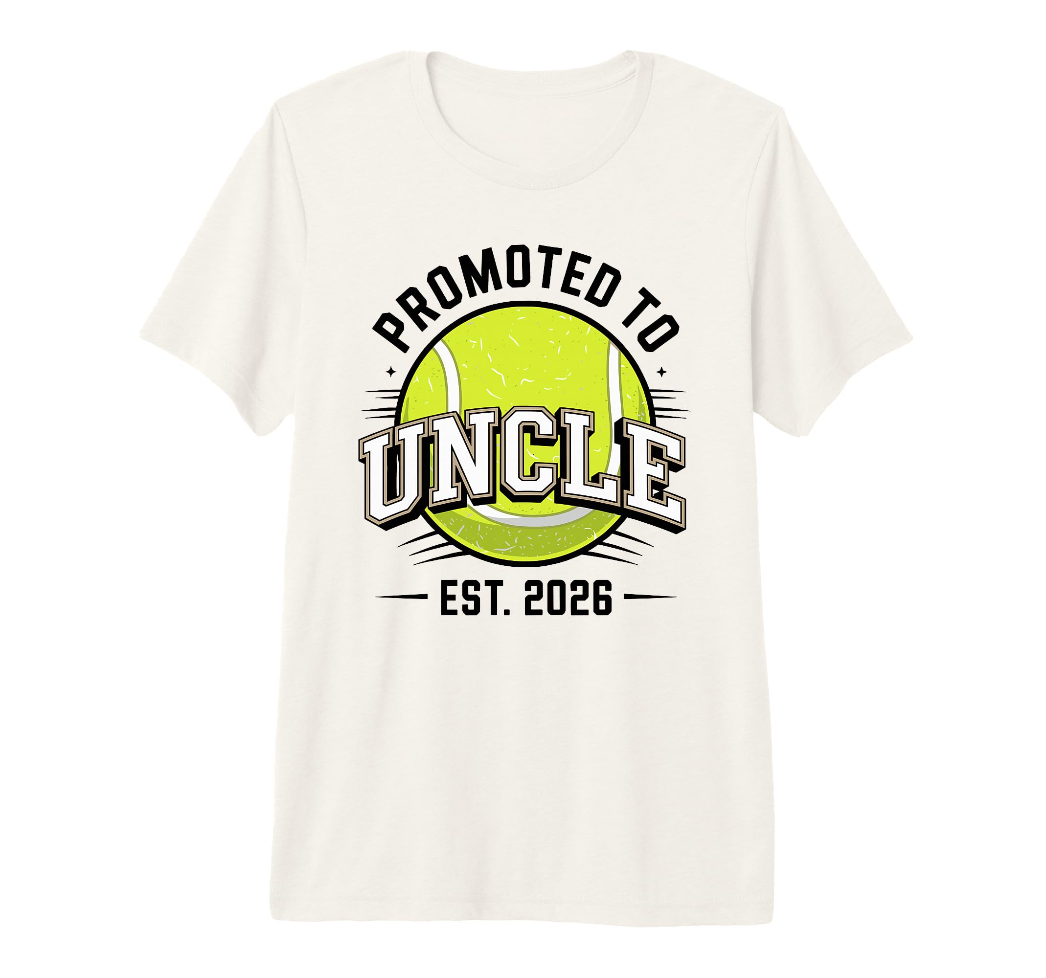 Mens Promoted To Uncle Est 2026 Baseball T-Shirt - Trendy Graphic Unisex - T-Shirt, Sweatshirt, Hoodie