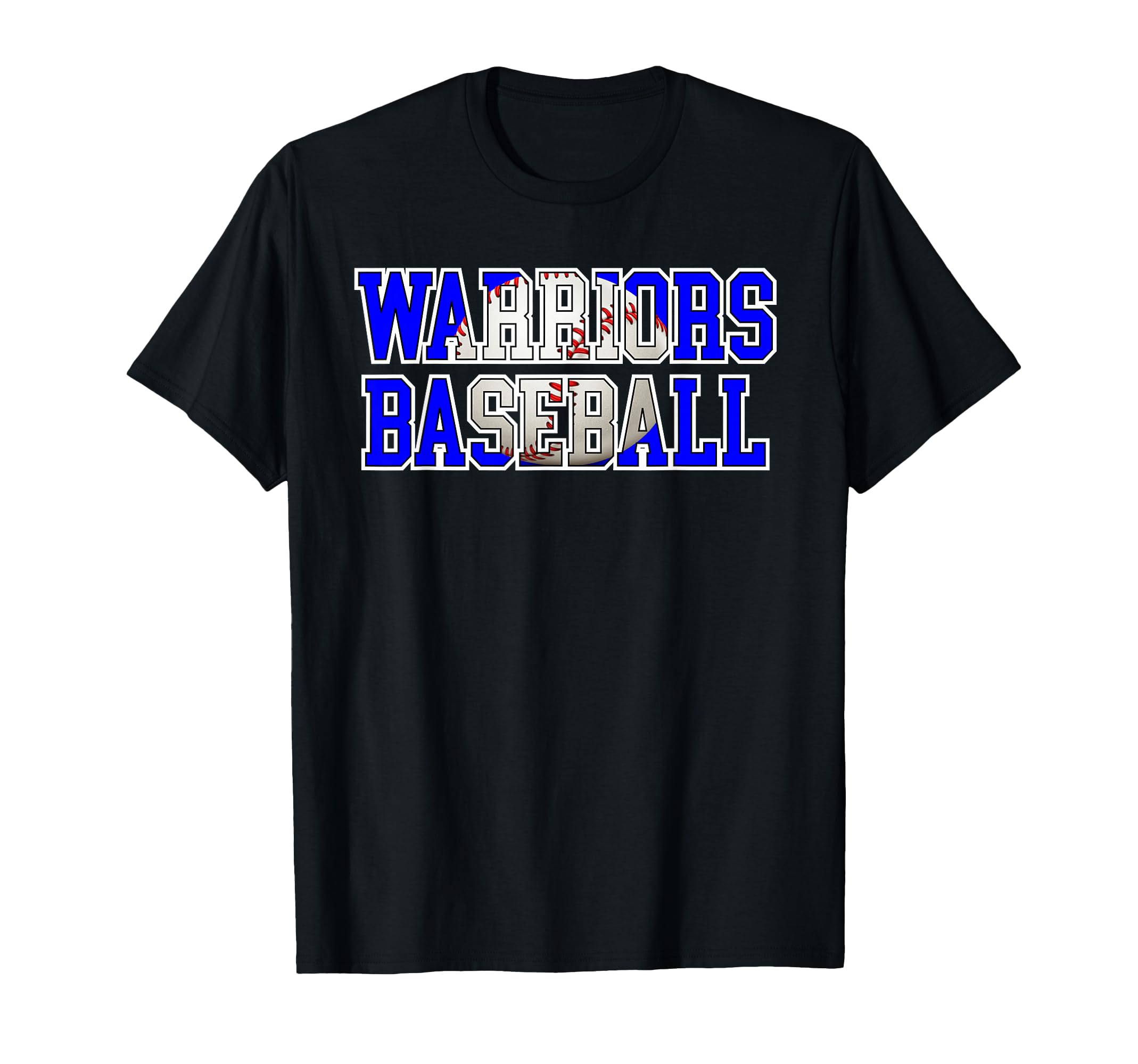 Warriors Baseball Mom Blue Warrior T-Shirt - Custom Art Print for Adults - T-Shirt, Sweatshirt, Hoodie