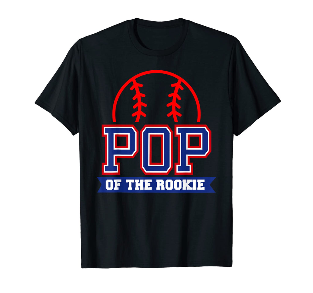 Pop Rookie 1St Birthday Baseball Theme T-Shirt - Novelty Apparel Unisex - T-Shirt, Sweatshirt, Hoodie