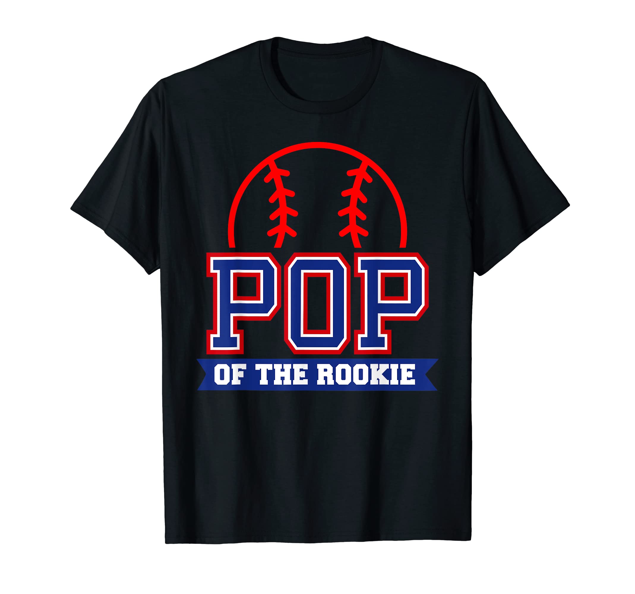 Pop Rookie 1St Birthday Baseball Theme T-Shirt - Novelty Apparel Unisex - T-Shirt, Sweatshirt, Hoodie
