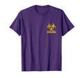 Biohazard Toxic Distressed Novelty T-Shirt - Minimalist Print for Adults - T-Shirt, Sweatshirt, Hoodie
