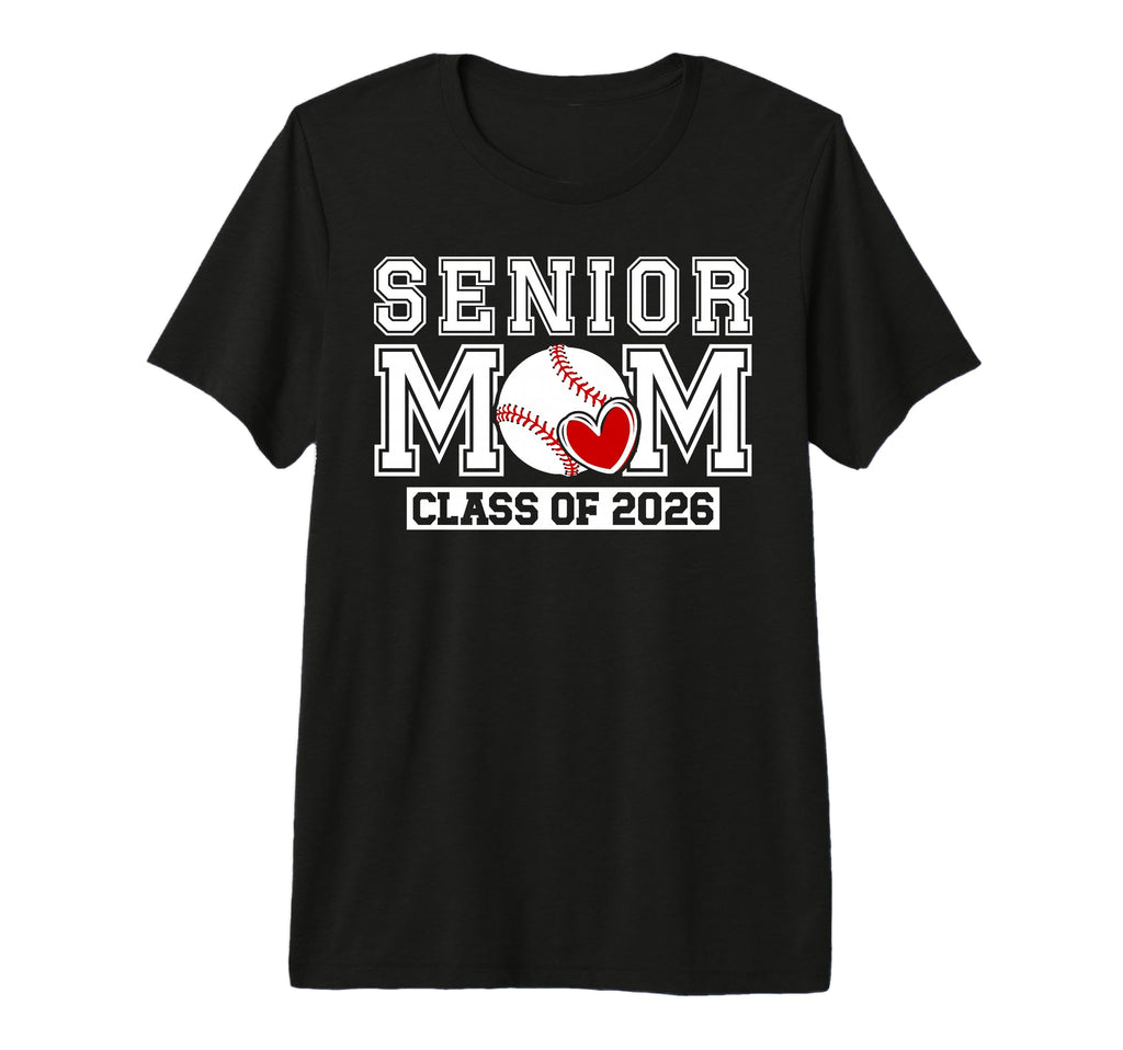 Baseball Senior Mom Class 2026 Baseball T-Shirt - Trendy Graphic Men Women - T-Shirt, Sweatshirt, Hoodie