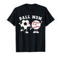 Ball Mom Soccer Baseball Mom Baseball T-Shirt - Custom Art Print Unisex - T-Shirt, Sweatshirt, Hoodie