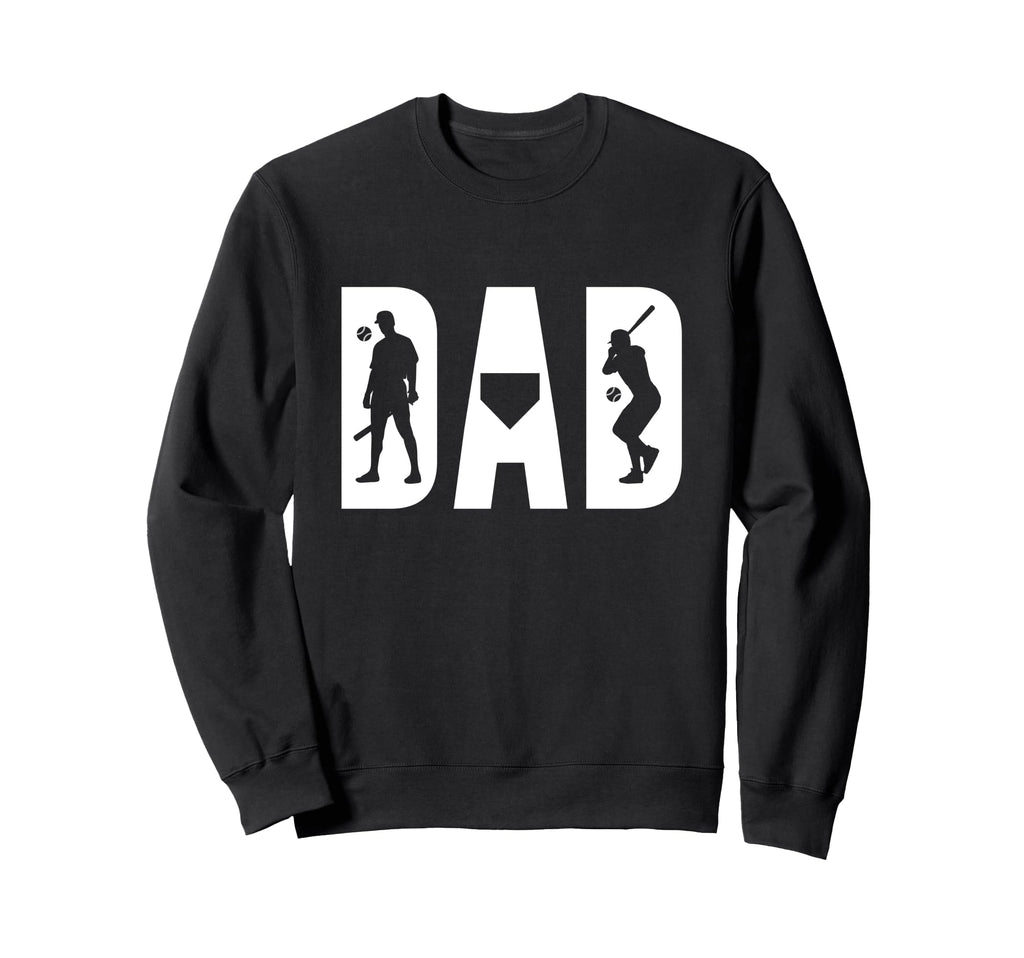 Baseball Dad Fathers Day Birthday Mens Sweatshirt - Trendy Graphic Unisex - T-Shirt, Sweatshirt, Hoodie