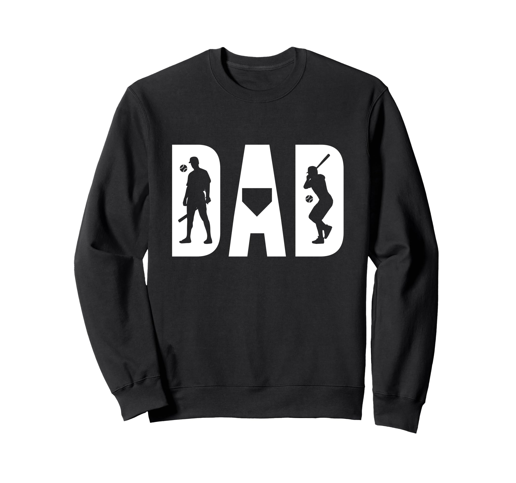Baseball Dad Fathers Day Birthday Mens Sweatshirt - Trendy Graphic Unisex - T-Shirt, Sweatshirt, Hoodie
