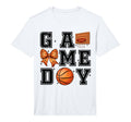 Basketball Coquette Bow Gameday T-Shirt - Streetwear Style for Adults - T-Shirt, Sweatshirt, Hoodie