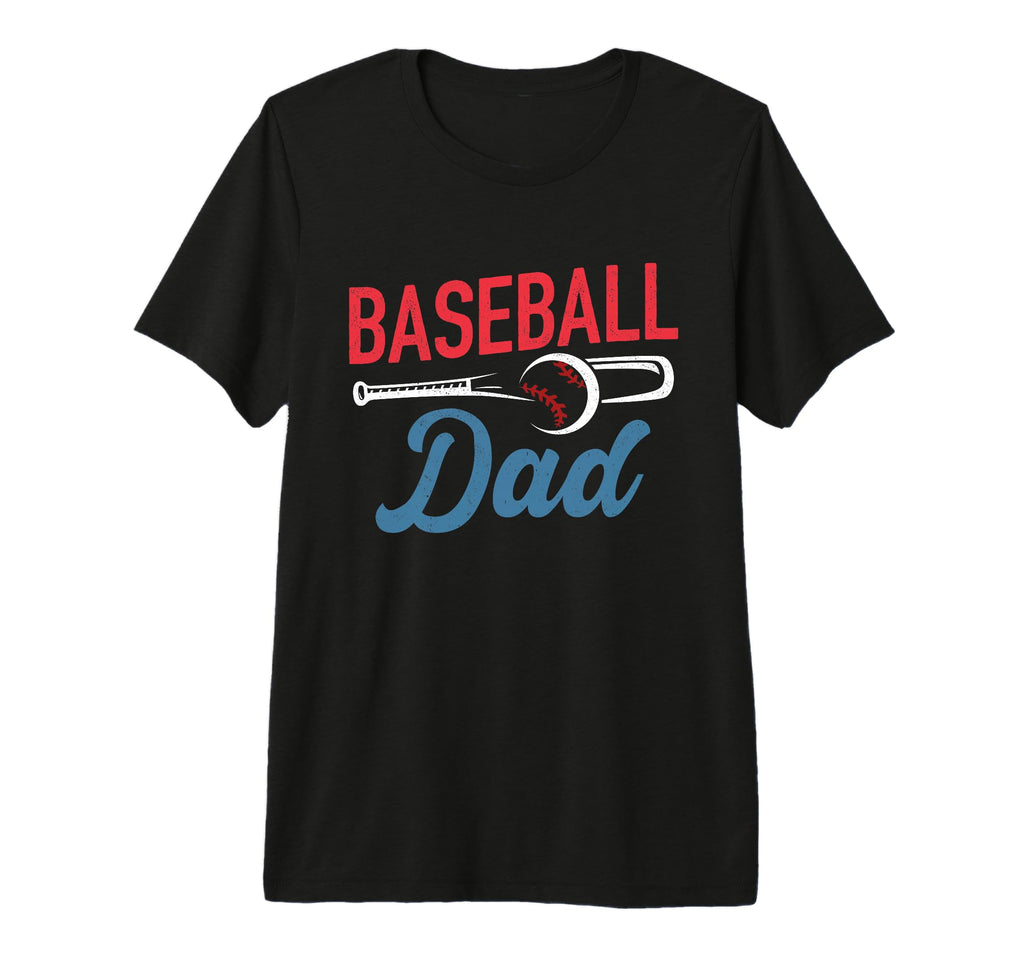 Mens Baseball Dad Life Happy Fathers Day T-Shirt - Minimalist Print Unisex - T-Shirt, Sweatshirt, Hoodie