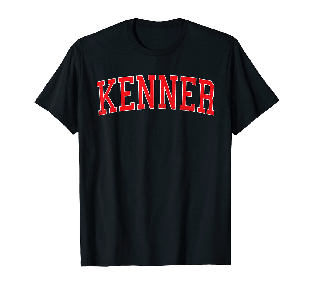 Kenner La Varsity Red Text T-Shirt - Casual Everyday Wear Unisex - T-Shirt, Sweatshirt, Hoodie