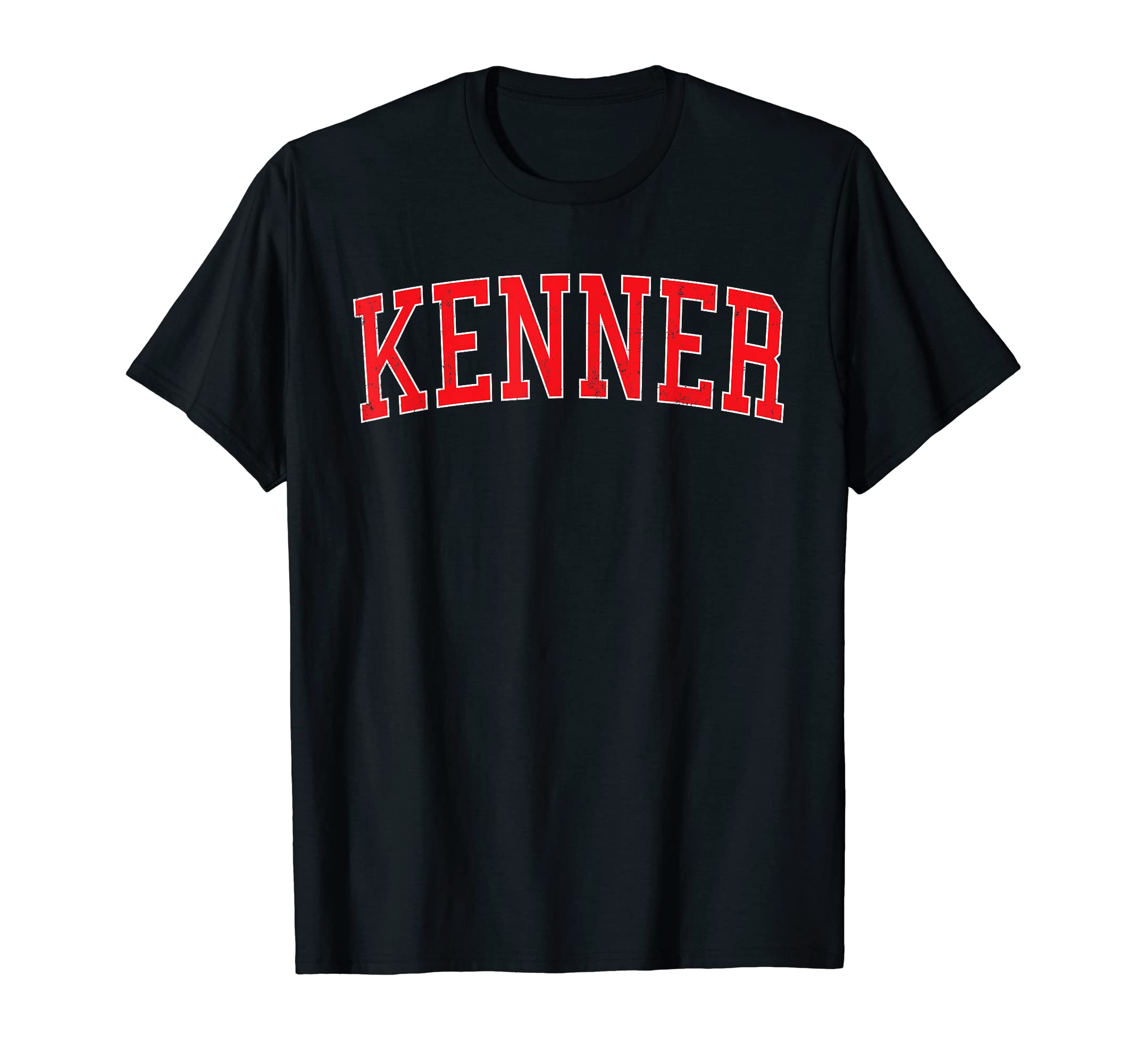 Kenner La Varsity Red Text T-Shirt - Casual Everyday Wear Unisex - T-Shirt, Sweatshirt, Hoodie