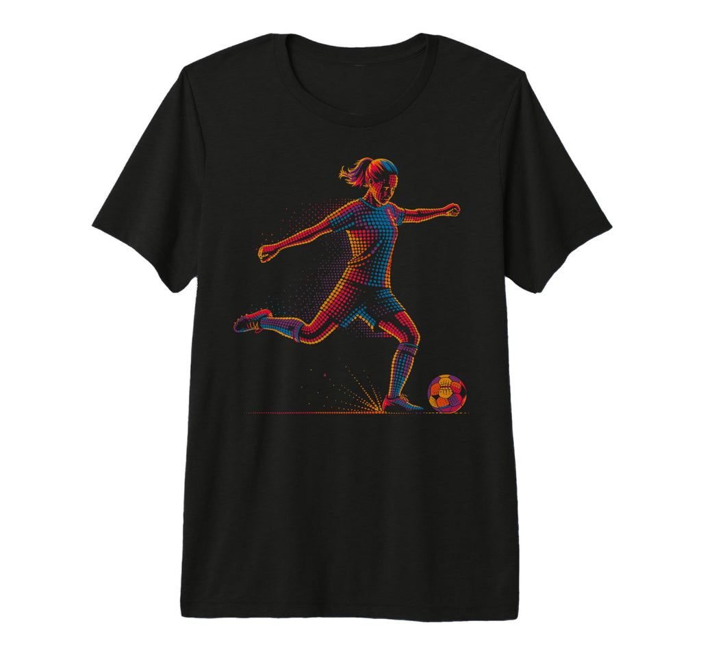 Colorful Funny Soccer Fan Dad Mom Game T-Shirt - Minimalist Print Unisex - T-Shirt, Sweatshirt, Hoodie