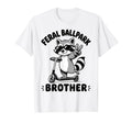 Raccoon And Scooter Feral Ballpark T-Shirt - Casual Everyday Wear Unisex - T-Shirt, Sweatshirt, Hoodie