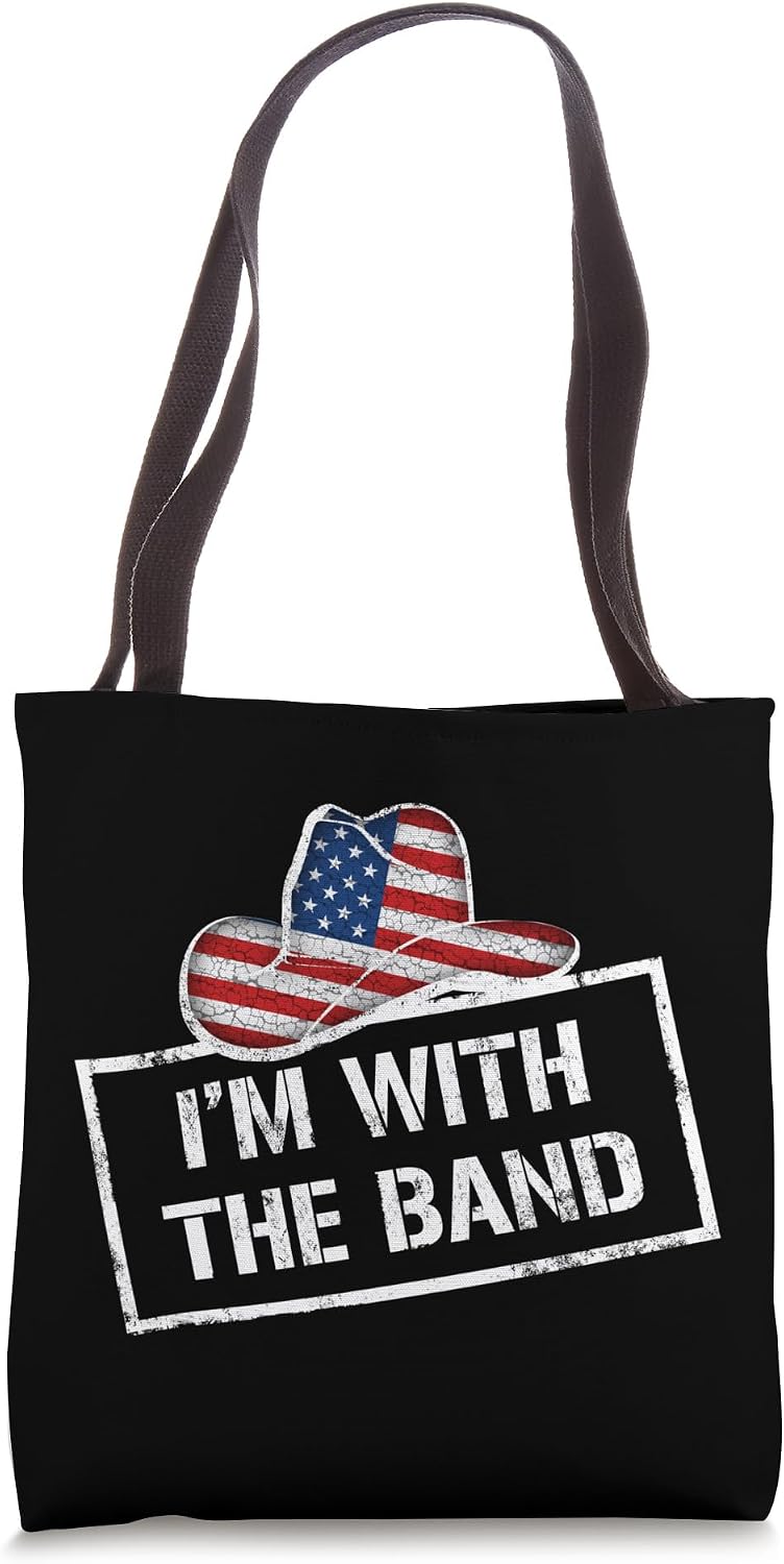 I'm With The Band Country Music Cowboy Hat - Adult & Kids T-Shirts, Sweatshirts & Hoodies apparel design preview 1