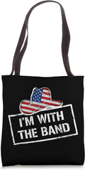 I'm With The Band Country Music Cowboy Hat - Adult & Kids T-Shirts, Sweatshirts & Hoodies apparel design preview 1
