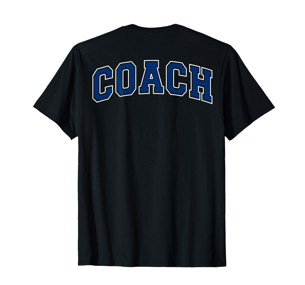 Coach Sports Trainer Varsity Blue T-Shirt - Fun Novelty Design Unisex - T-Shirt, Sweatshirt, Hoodie