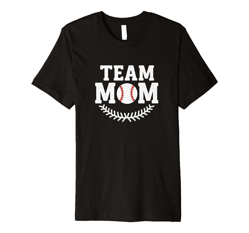 Baseball And Softball Team Mom T-Shirt - Casual Everyday Wear Men Women - T-Shirt, Sweatshirt, Hoodie