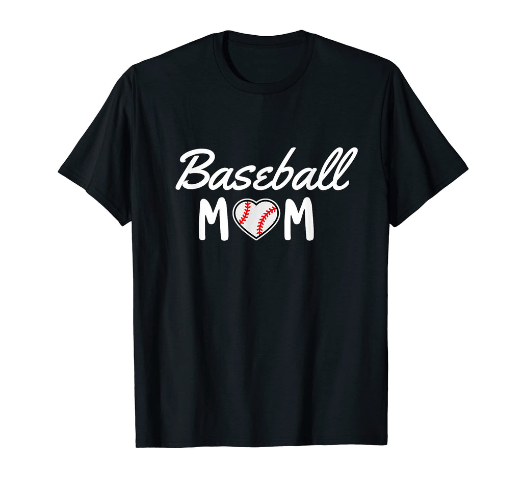 Heart Baseball Team Mom T-Shirt - Graphic Print for Adults - T-Shirt, Sweatshirt, Hoodie