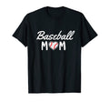Heart Baseball Team Mom T-Shirt - Graphic Print for Adults - T-Shirt, Sweatshirt, Hoodie
