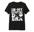 My Baseball Dad Era Groovy Daddy Papa T-Shirt - Custom Art Print Unisex - T-Shirt, Sweatshirt, Hoodie