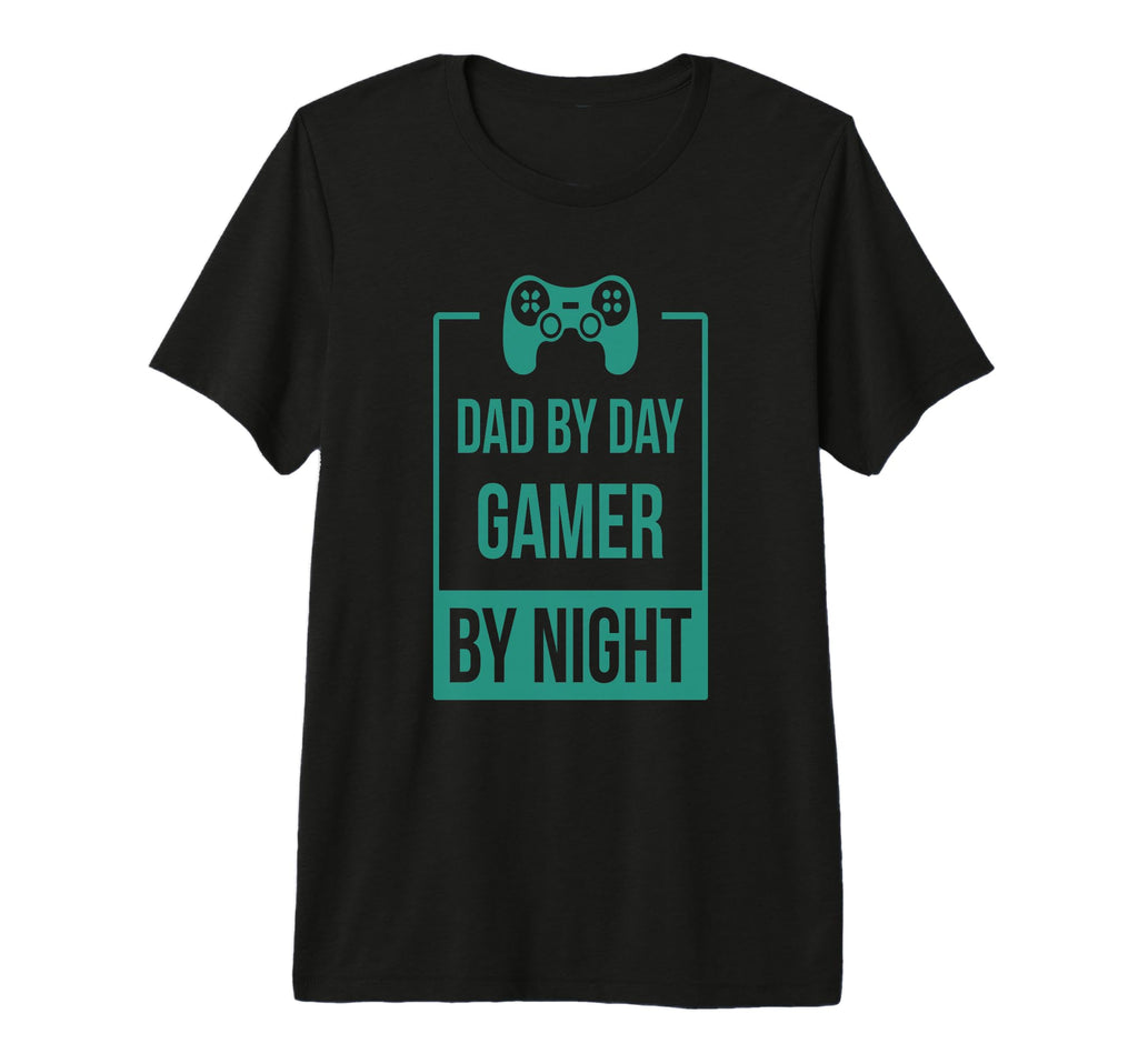 Dad Day Gamer Night Tri Blend T-Shirt - Trendy Graphic for Adults - T-Shirt, Sweatshirt, Hoodie