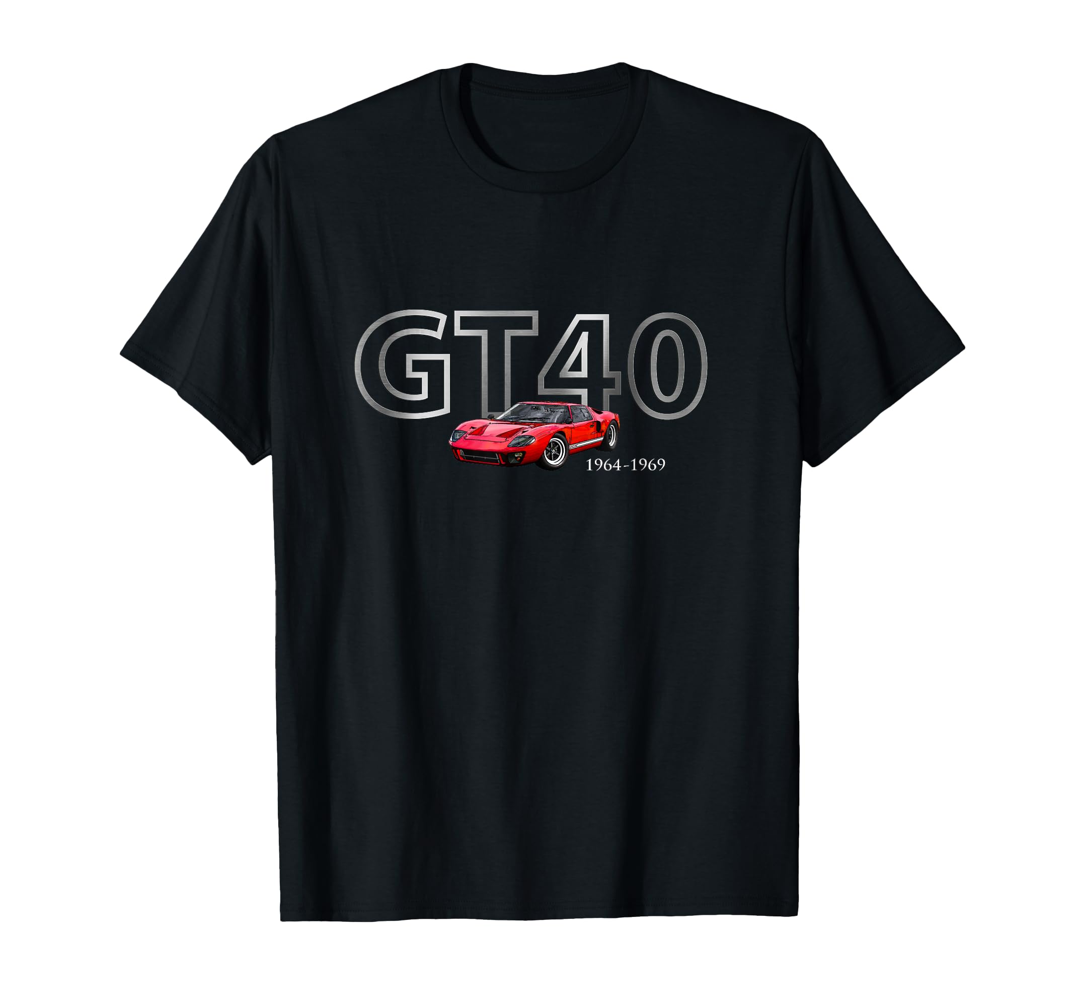 Cars 1966 Gt40 Sports Car Rare Car T-Shirt - Aesthetic Graphic Men Women - T-Shirt, Sweatshirt, Hoodie