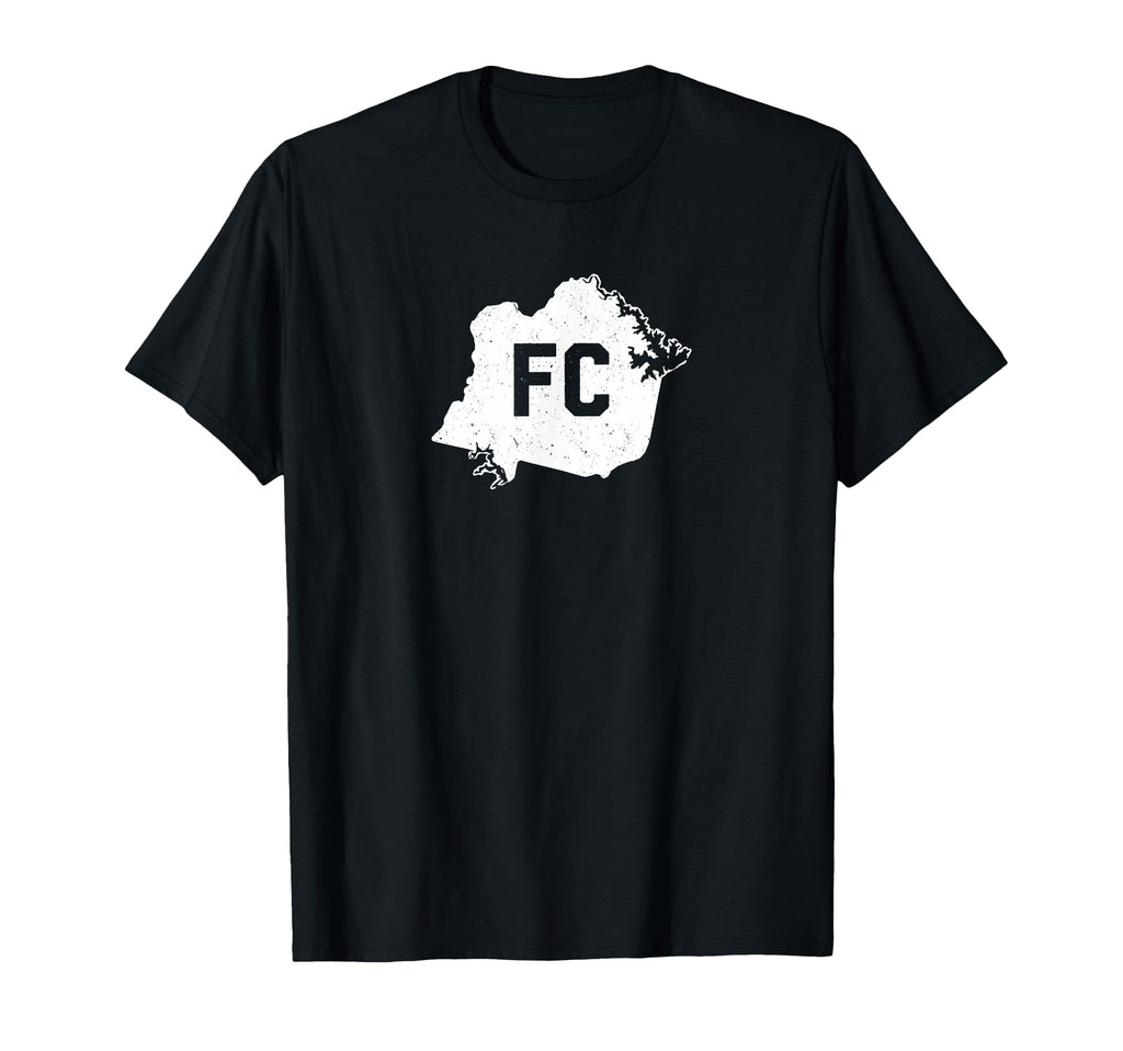 Fc Distressed Franklin County Virginia T-Shirt - Custom Art Print Unisex - T-Shirt, Sweatshirt, Hoodie