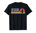 Into Wine Not Label Sunset Drinking T-Shirt - Custom Art Print Men Women - T-Shirt, Sweatshirt, Hoodie