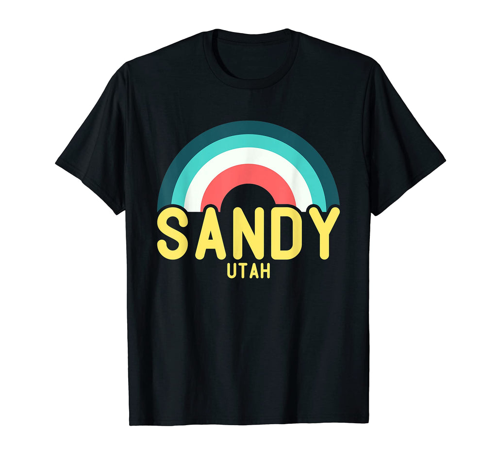 Sandy Utah Rainbow T-Shirt - Trendy Graphic Men Women - T-Shirt, Sweatshirt, Hoodie