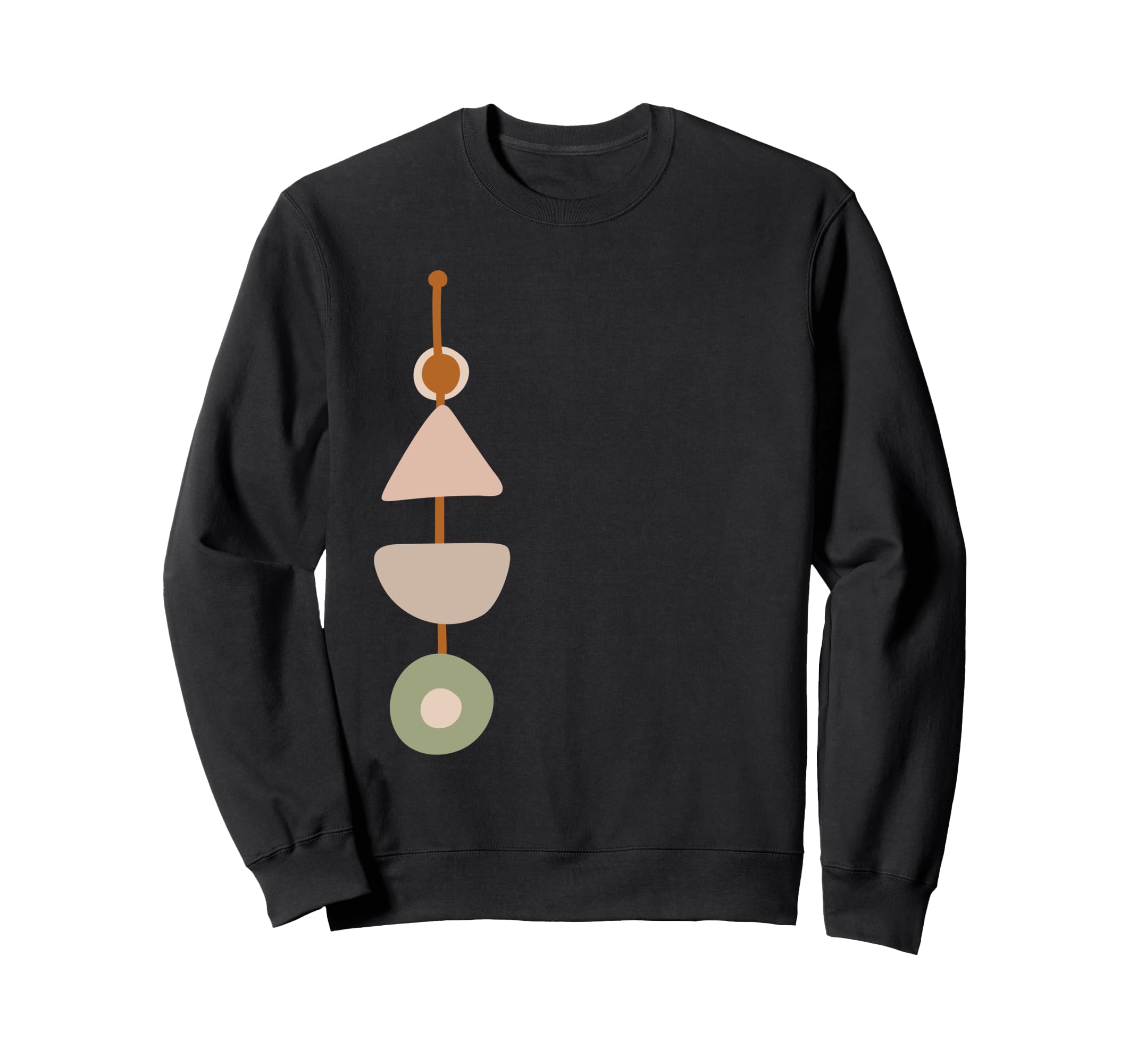 Minimalist Boho Earthy Tribal Art Sweatshirt - Trendy Graphic Unisex - T-Shirt, Sweatshirt, Hoodie