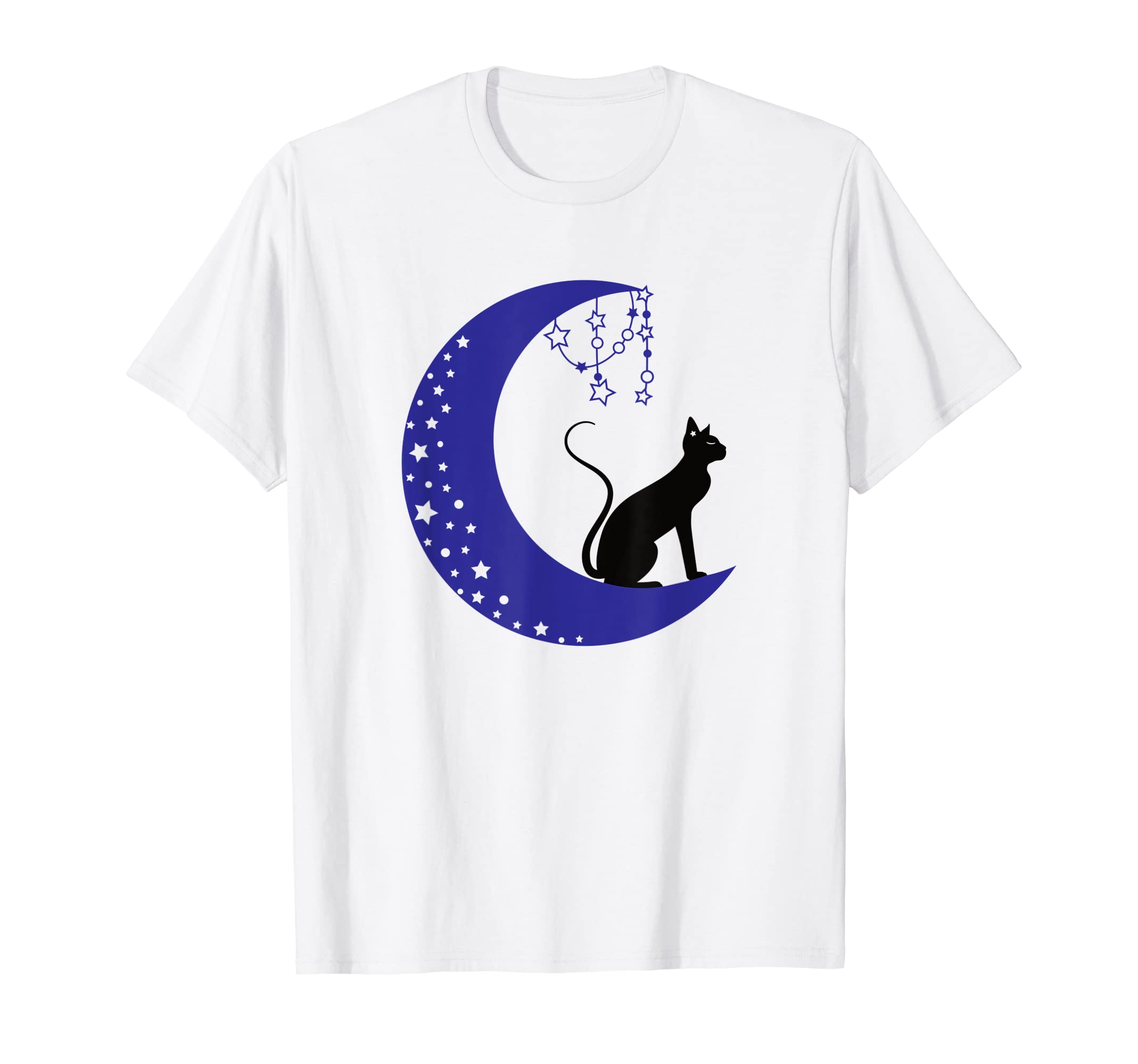 Cat Moon Celestial Witch 90S Whimsigoth T-Shirt - Aesthetic Graphic Unisex - T-Shirt, Sweatshirt, Hoodie